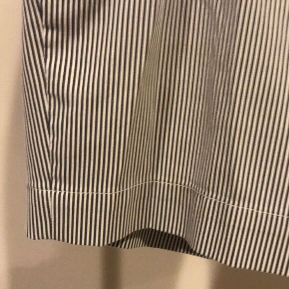 Cremieux Blue & White Stripe Trouser Shorts - Sz 4 - Picture 4 of 8